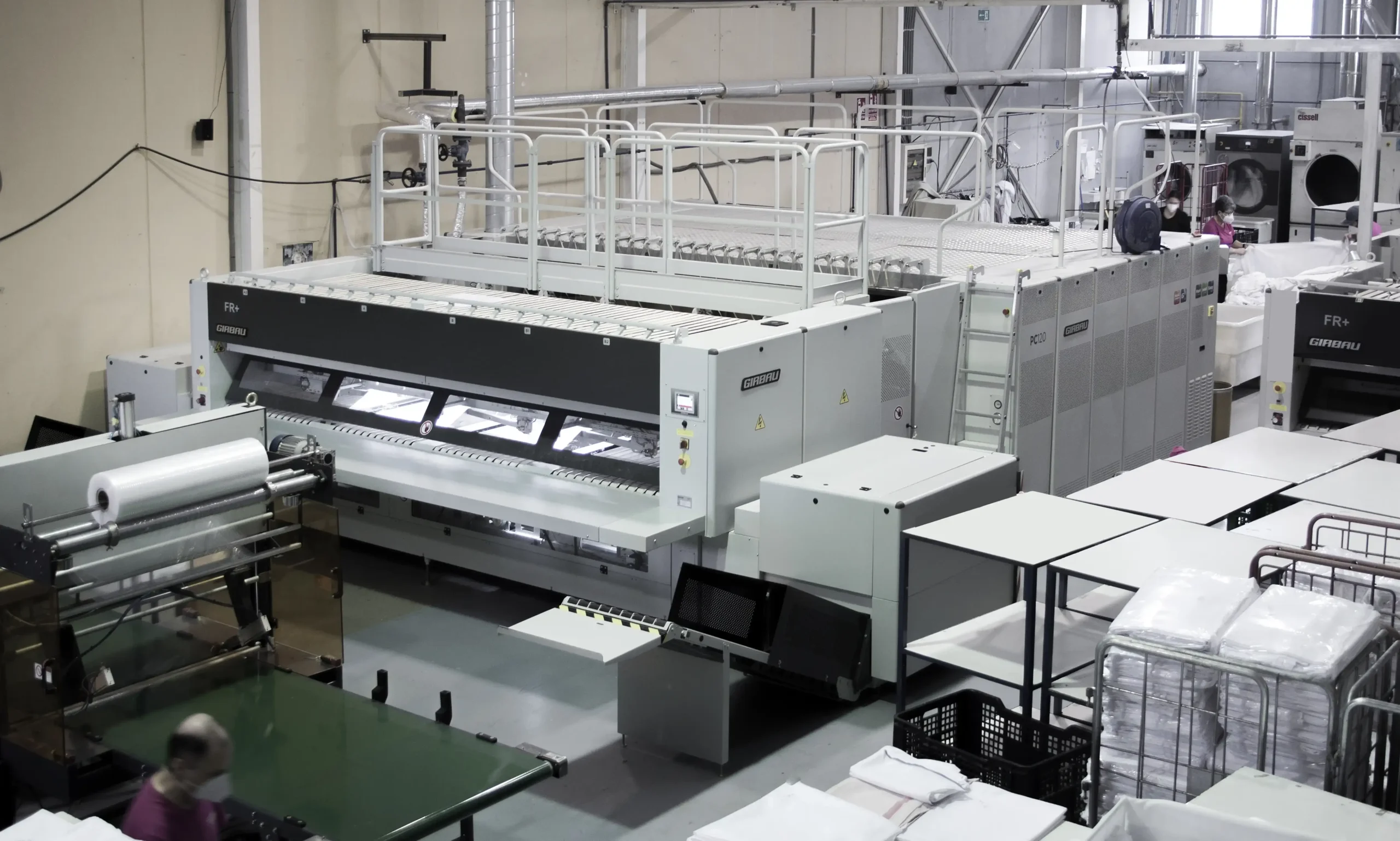 Fully compatible with Girbau PC Series ironers and ironing lines