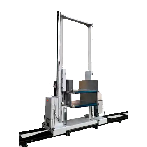 Girbau movable lifting conveyor designed to elevate and transport linen efficiently in industrial laundry logistic workflows.