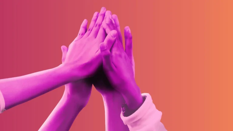 Hands joined in unity symbolizing Girbau’s environmental governance, supported by EMAS certification and EcoVadis evaluation for transparent and ethical management.