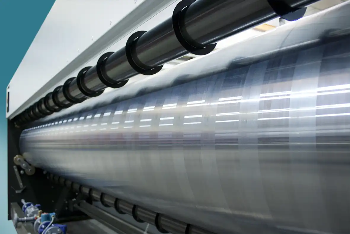 Extends fabric life with the chrome-plated Care Touch Roll