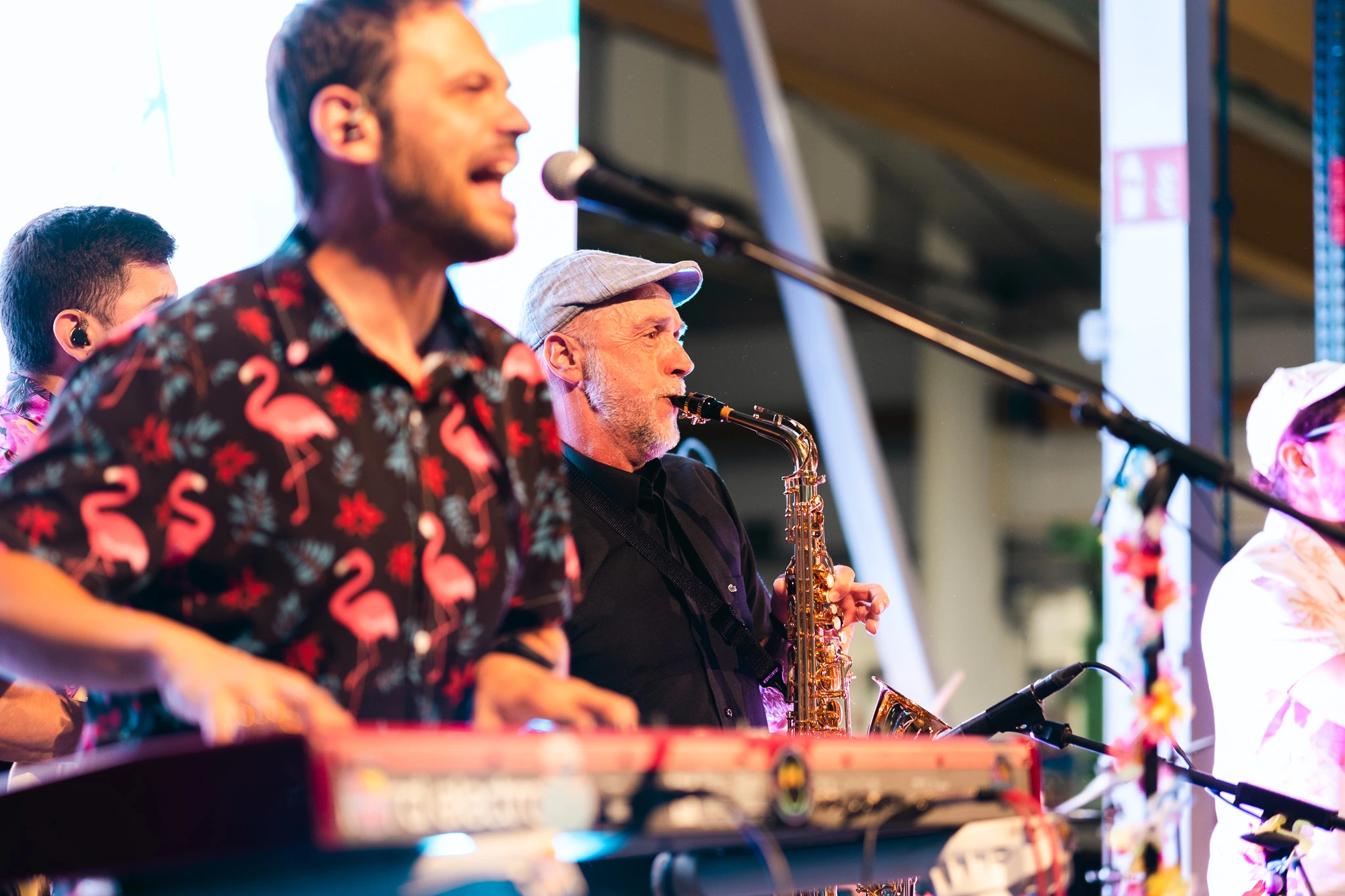 Música en viu durant la celebració del 105 aniversari