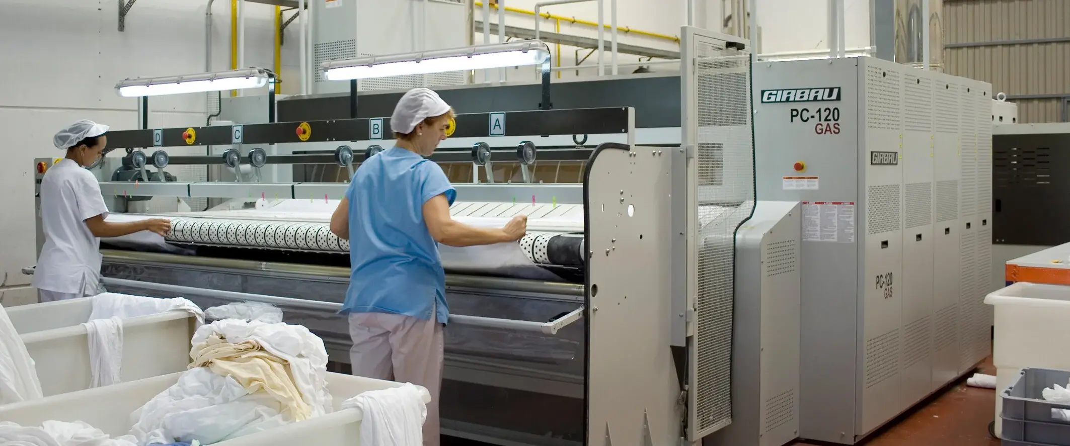 Una lavandería industrial en un entorno marítimo de alta exigencia