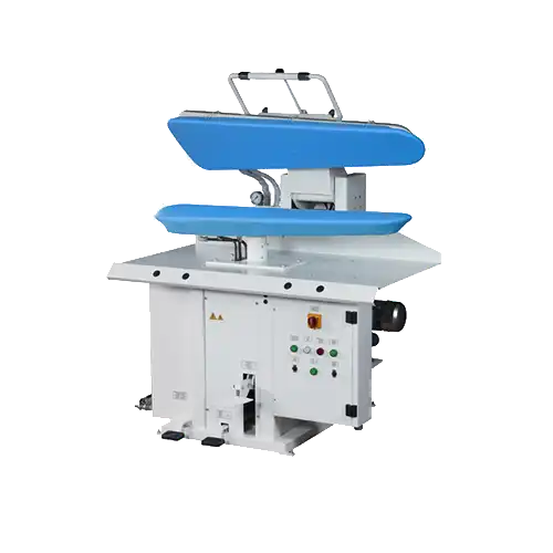 Presse professionnelle Girbau conçue pour une finition haut de gamme des vêtements et un pressage efficace en blanchisseries commerciales.