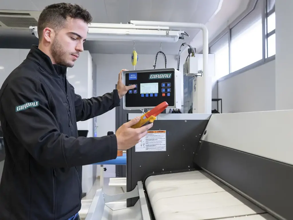 How to manage proper maintenance of the machines in a commercial laundry