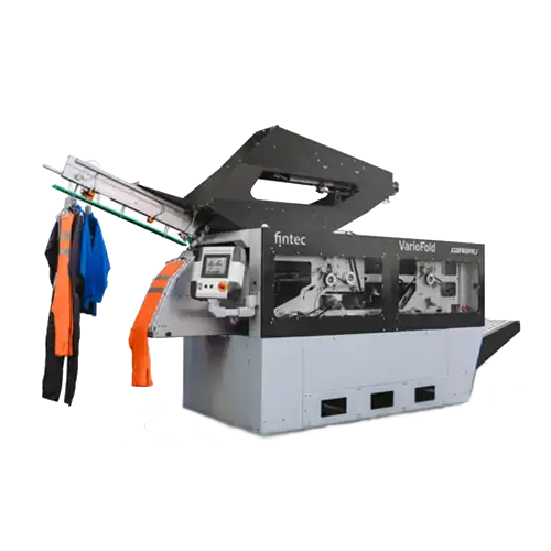 Girbau garment drying machine designed for efficient moisture removal and optimal finishing of workwear and garments in industrial laundries.