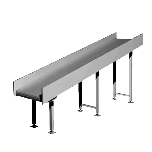 Industrial laundry conveyor belt by Girbau designed to streamline linen handling and improve logistic workflows.