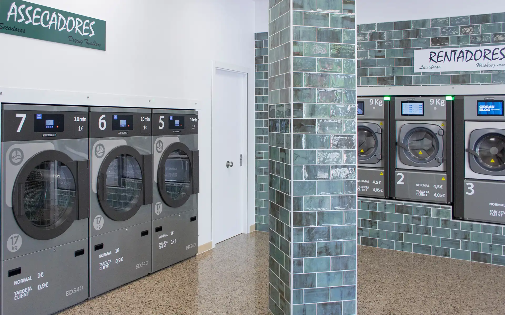 With which series are you then considering opening the third laundry?