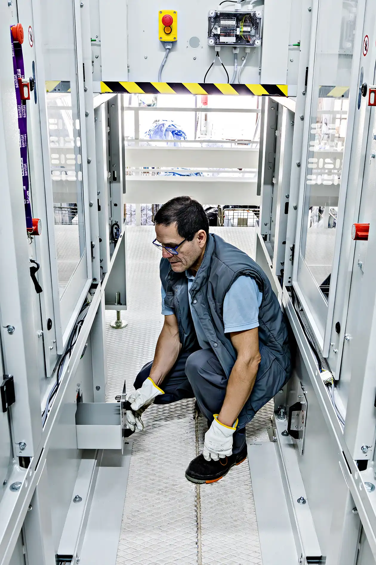 Easy maintenance with standard components