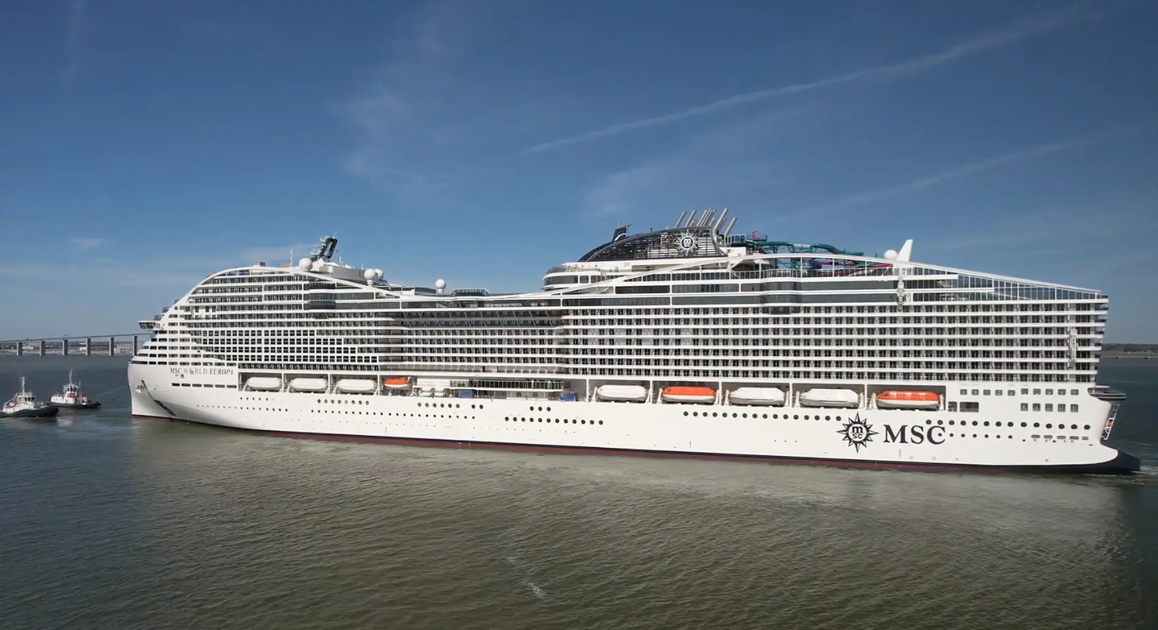 The MSC World Europa cruise ship is now sailing with a Girbau laundry on board