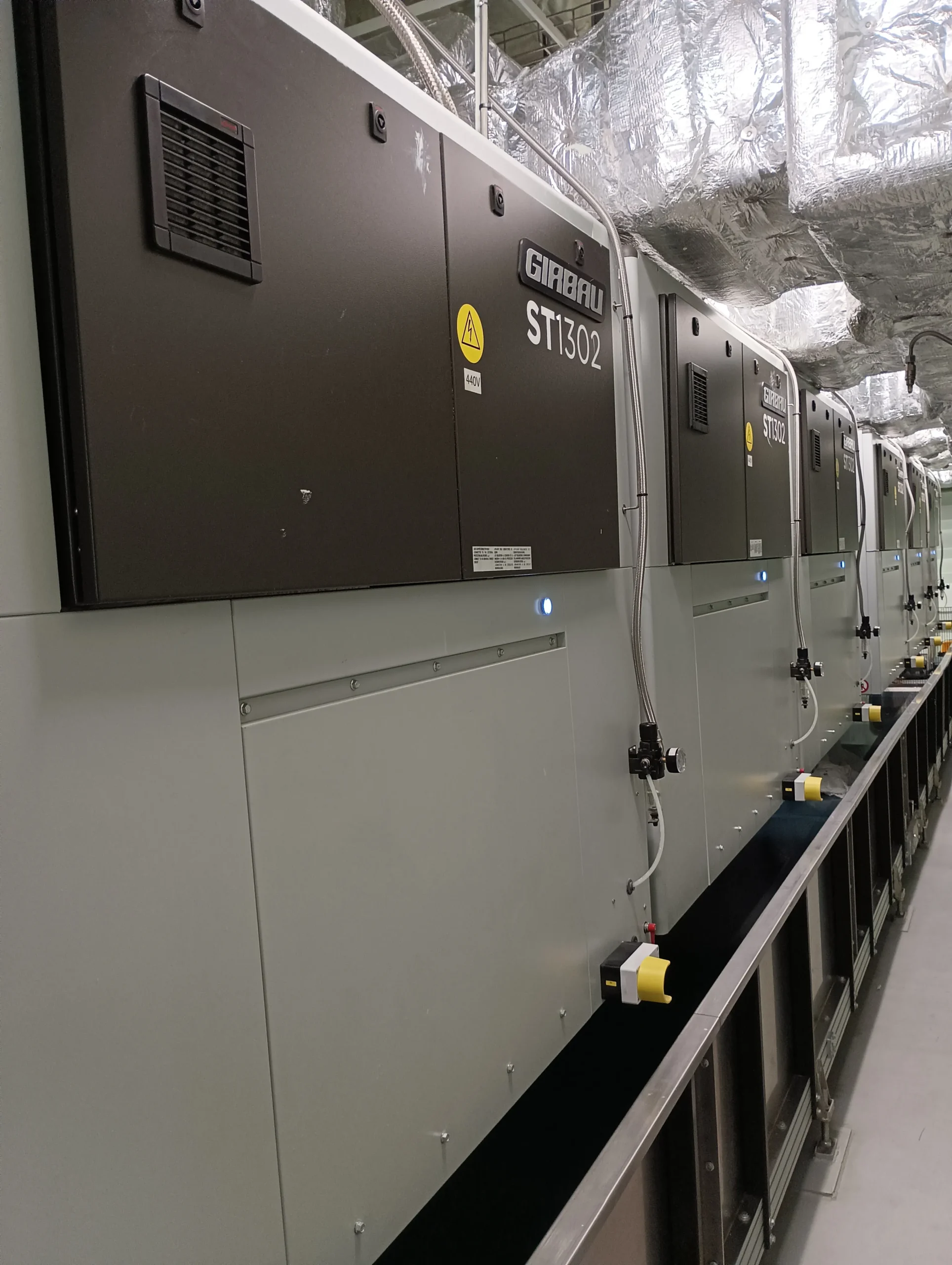 Girbau industrial drying machines installed onboard MSC World Europa